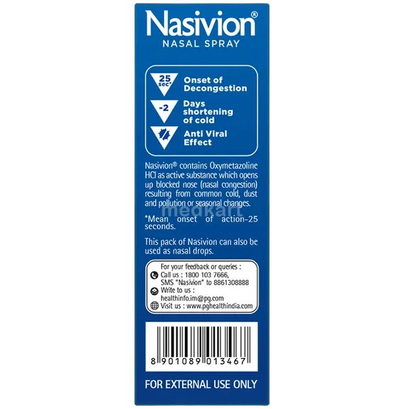 nasivion nasal spary 10 ml